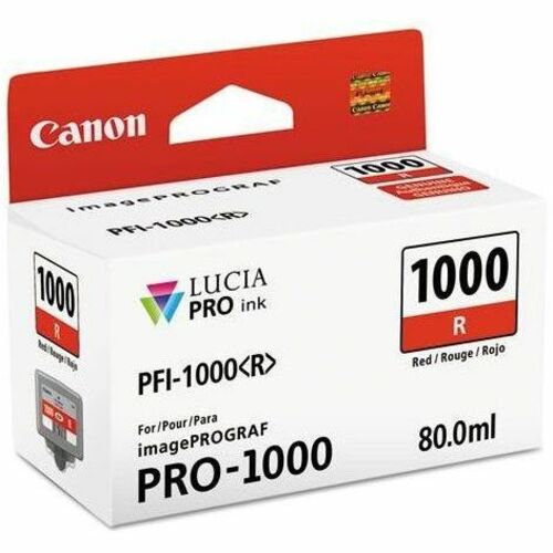 Canon LUCIA PRO PFI-1000 Original Inkjet Ink Cartridge - Red Pack