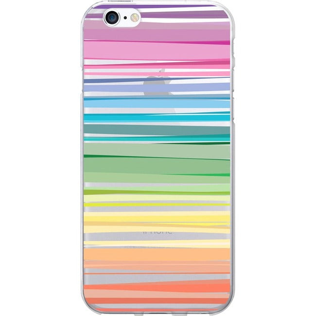 Centon OTM Classic Prints Clear Phone Case, Pastel Stripes