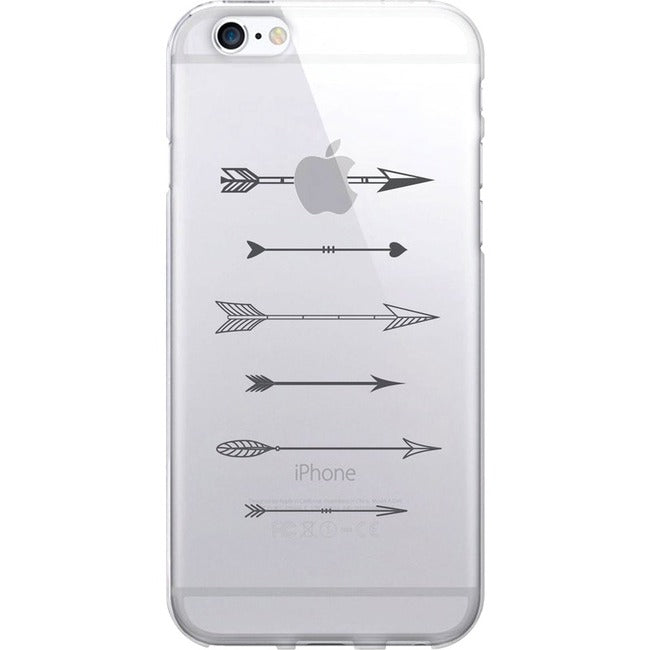 Centon OTM Hipster Prints Clear Phone Case, Shooting Grey Arrows