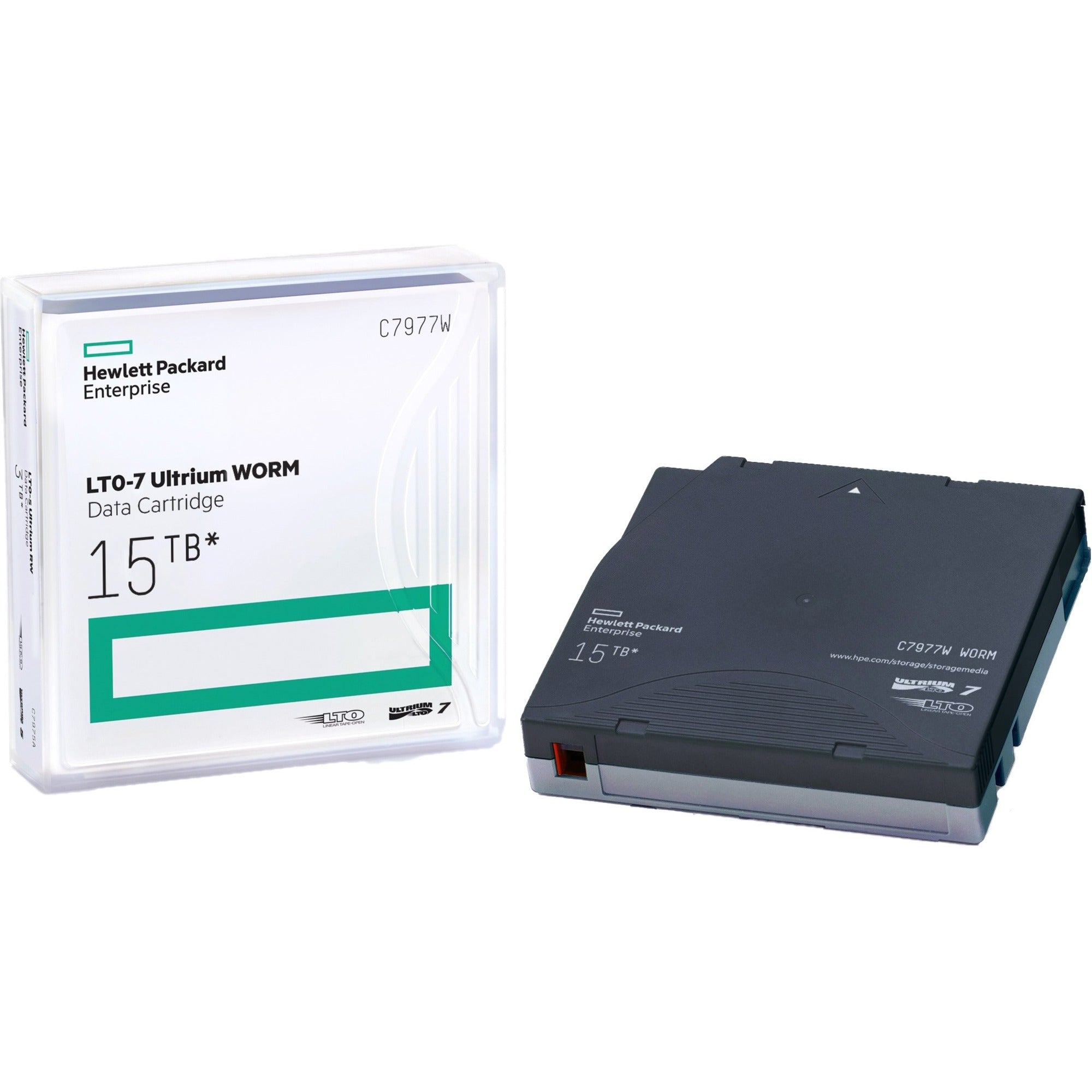 HPE LTO Ultrium-7 Data Cartridge, 2775.59 ft, C7977W, LTO-7