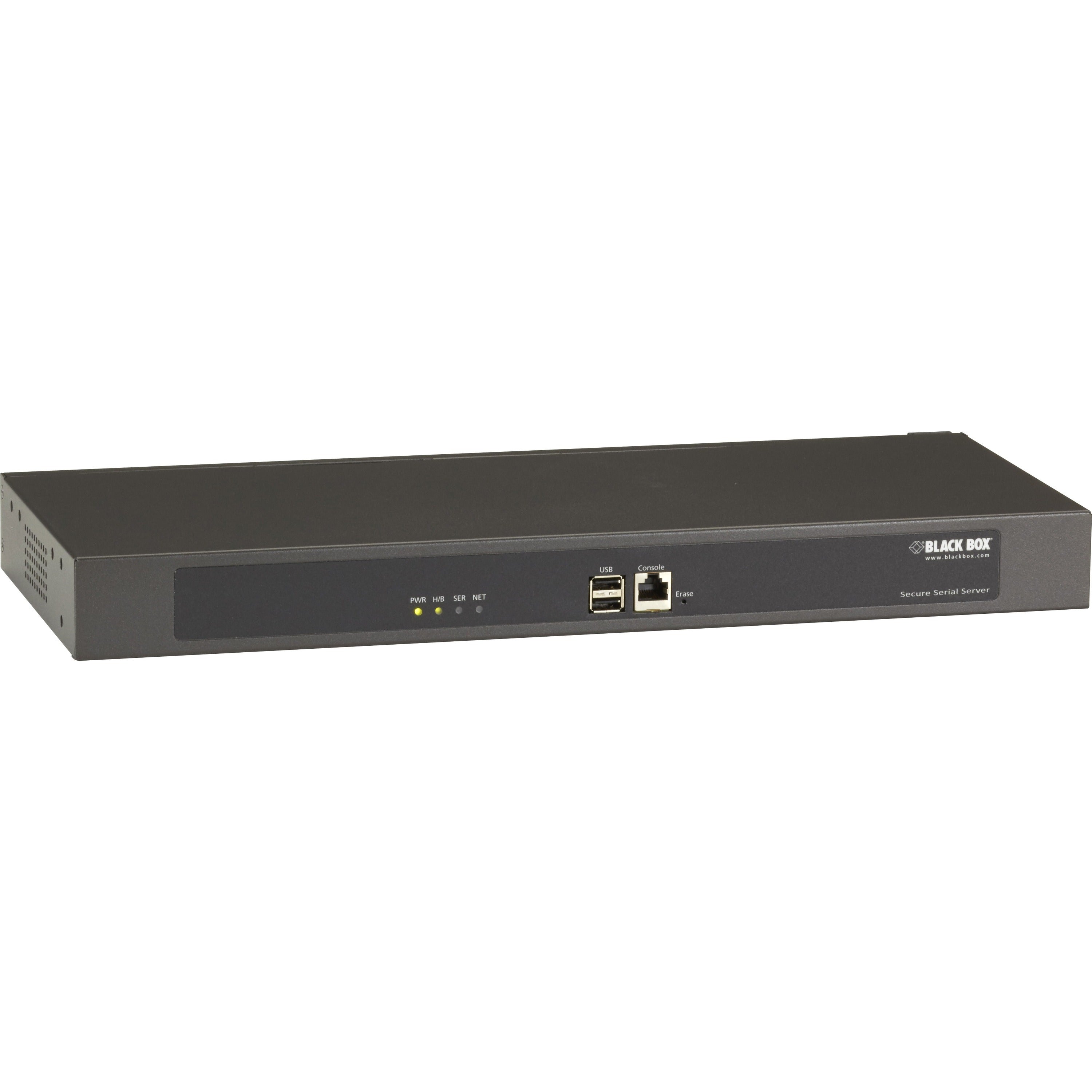 Black 32 PORT SECURE SERIAL SERVER WITH CISCO PINOUT, CAT5, LES1500