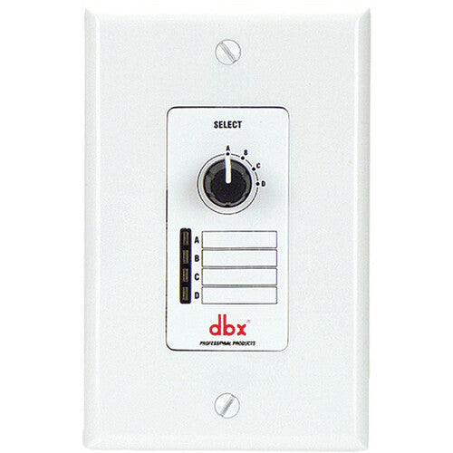 dbx ZC3 Wall-Mounted Zone Controller, DBXZC3V