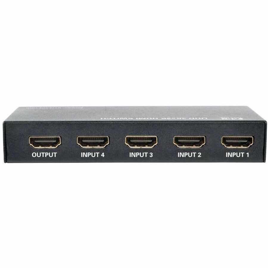 Eaton Tripp Lite Series 4-Port HDMI Switch with Remote Control - 4K 60 Hz, UHD, 4:4:4, HDR, 3D
