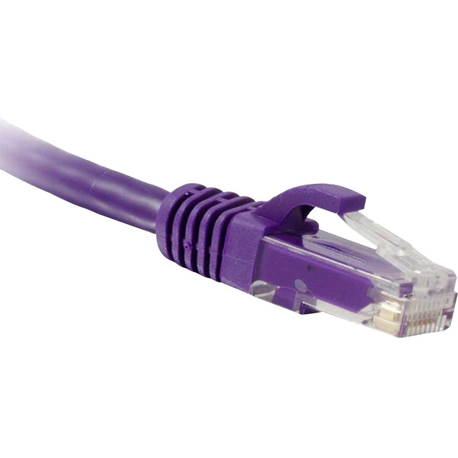 NSI ENET Cat6 Purple 40 Foot Patch Cable with Snagless Molded Boot (UTP) High-Quality Network Patch Cable RJ45 to RJ45 - 40Ft