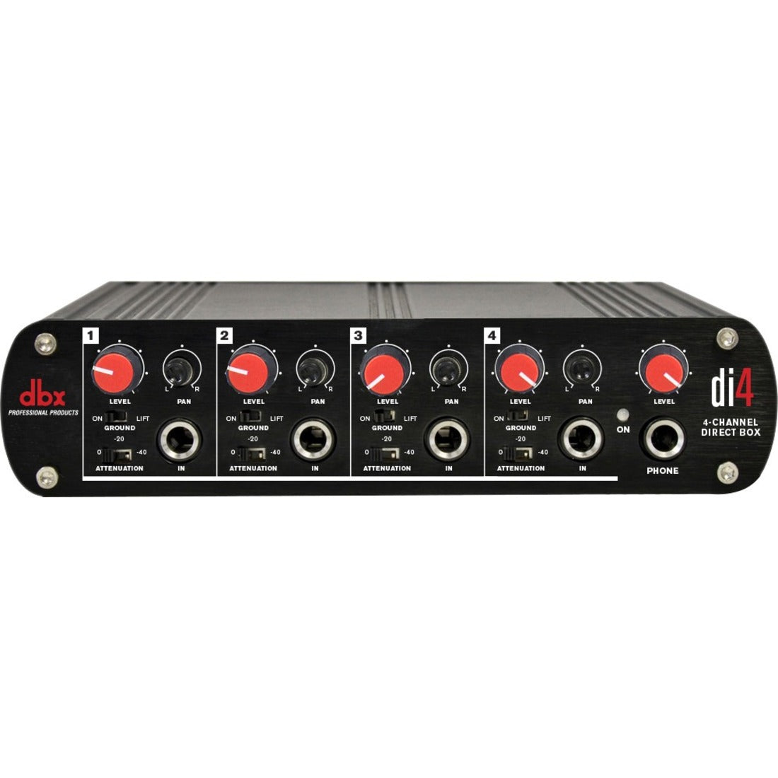 Harman dbx Active 4 Channel Direct Box with Line Mixer