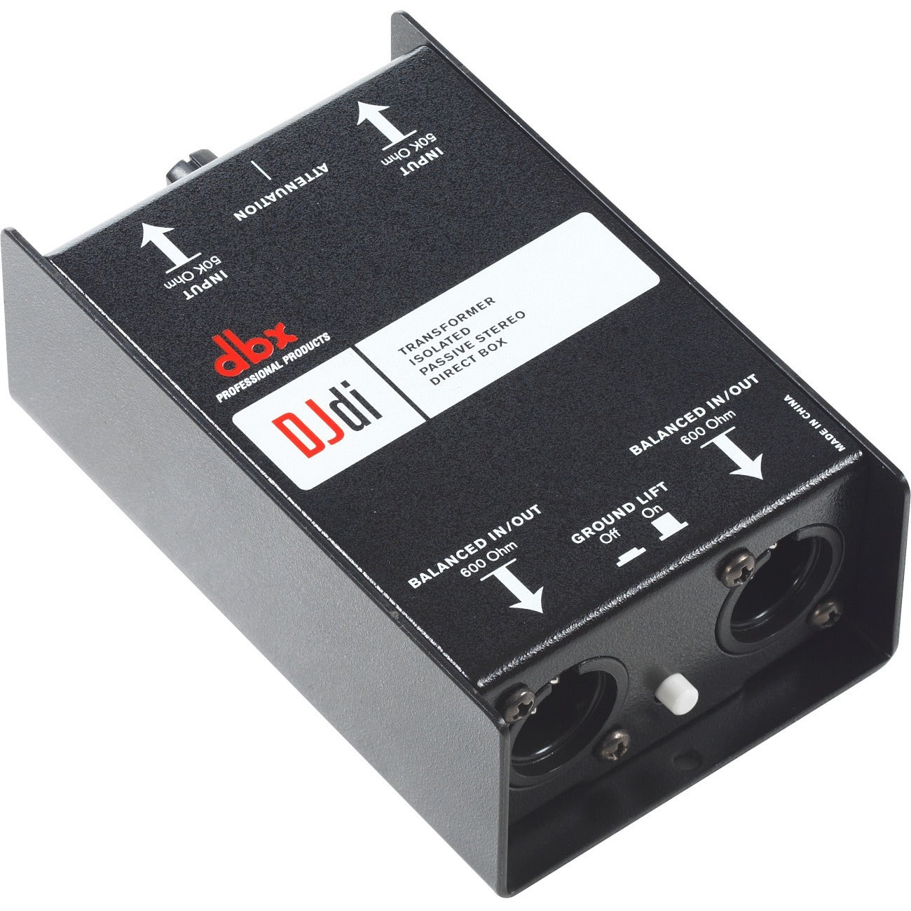 dbx 2-channel Passive Direct Box, Audio Recording