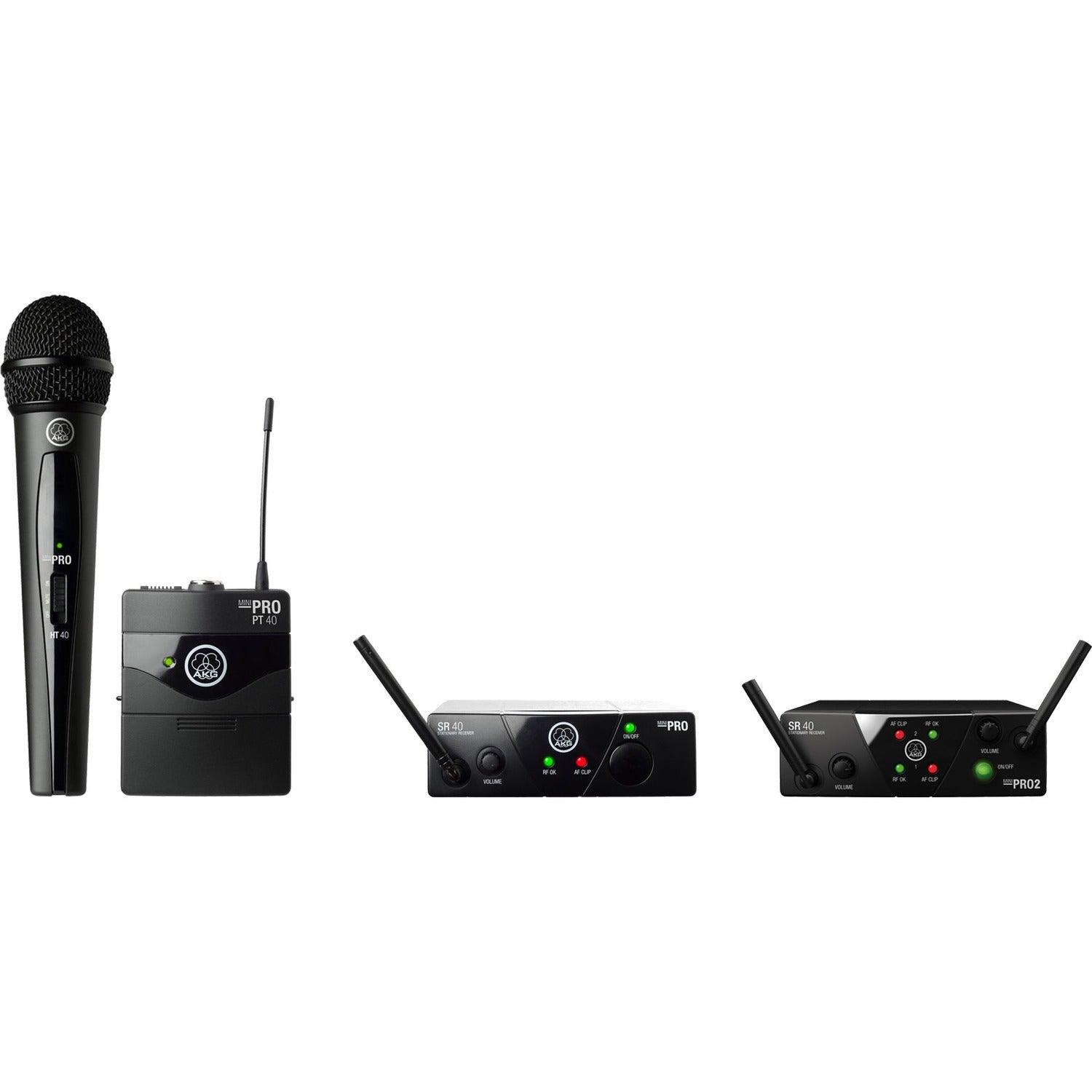 AKG WMS40 Wireless Microphone System, Small Size Big Soundfor Houses OF, UP And Running IN A Second IT IS The Optimum Wireless Solution