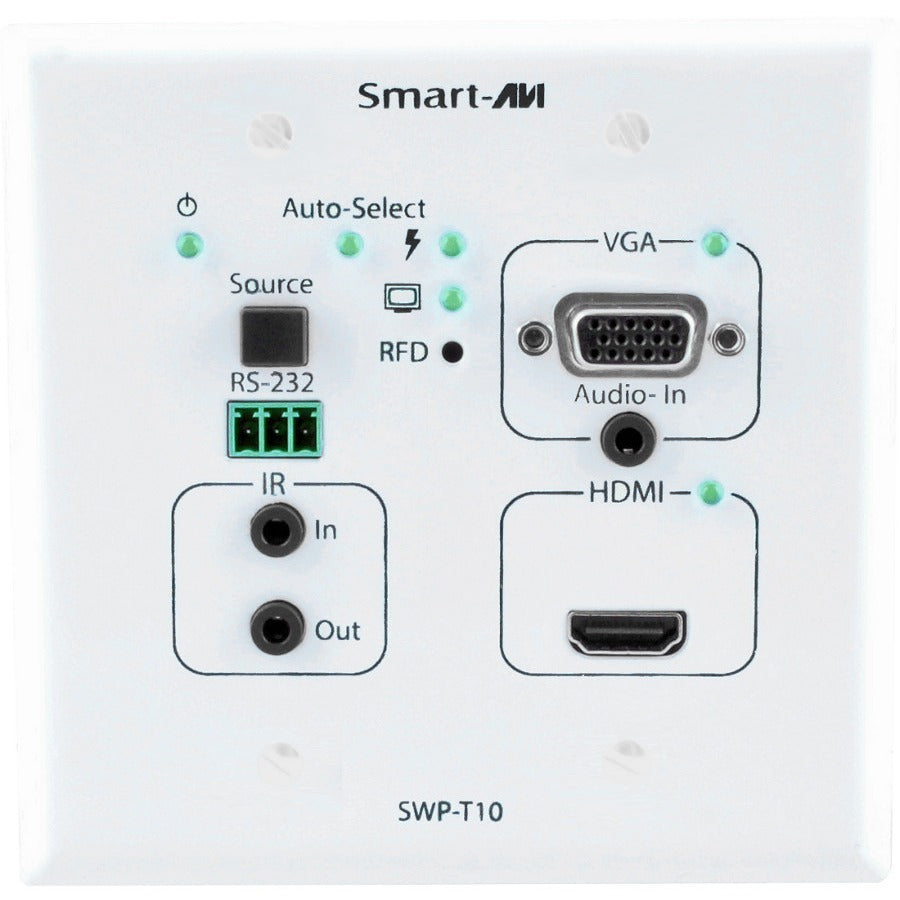 Smart SmartAVI HDMI, VGA, Stereo Audio, IR POE Extender with Integrated Scaler and Converter