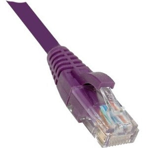 Weltron Cat.6 Patch Network Cable, 1 x RJ-45 Network - Male, 2 ft, 90-C6CB-PL-002, Purple