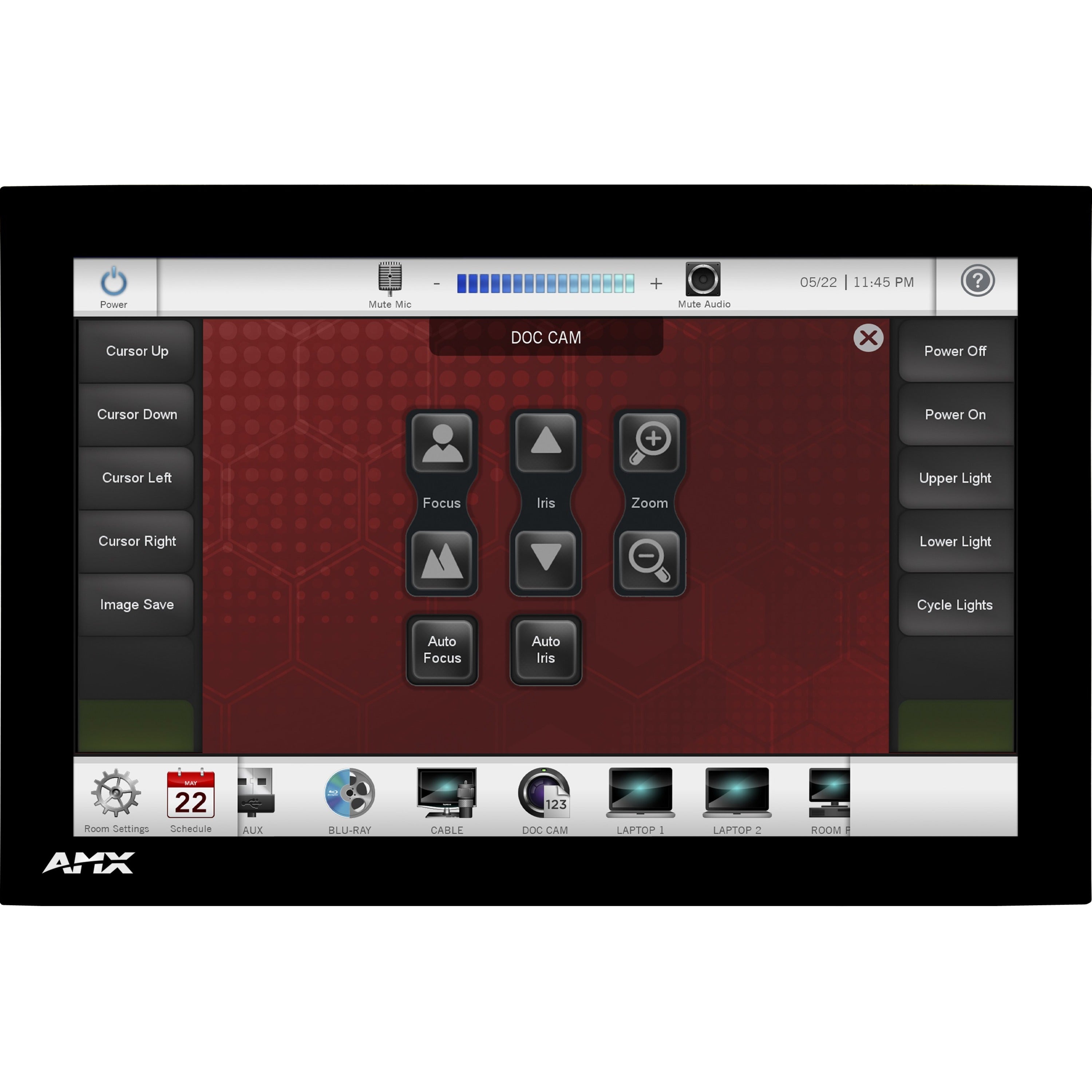 HARMAN AMX 10.1" Modero S Series G4 Wall Mount Touch Panel, FG2265-31
