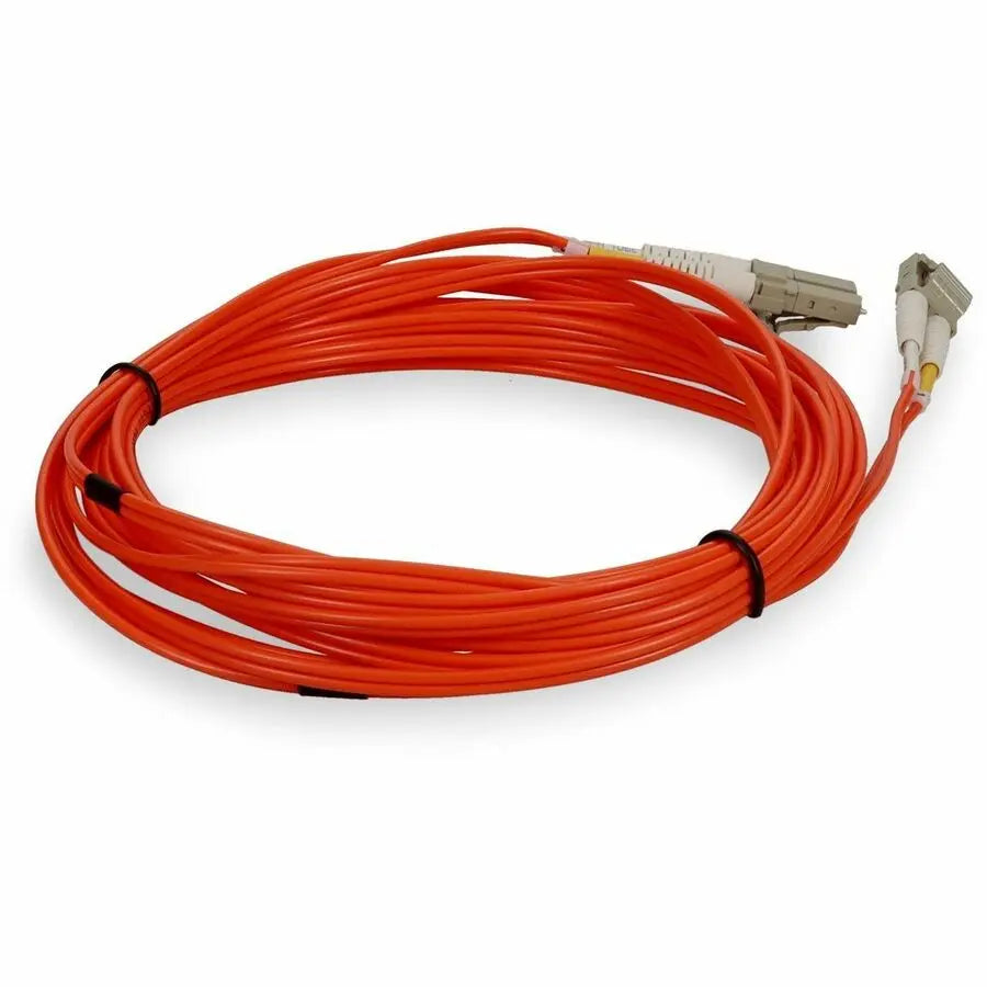 AddOn 2m LC (Male) to LC (Male) Orange OM1 Duplex Fiber TAA Compliant OFNR (Riser-Rated) Patch Cable