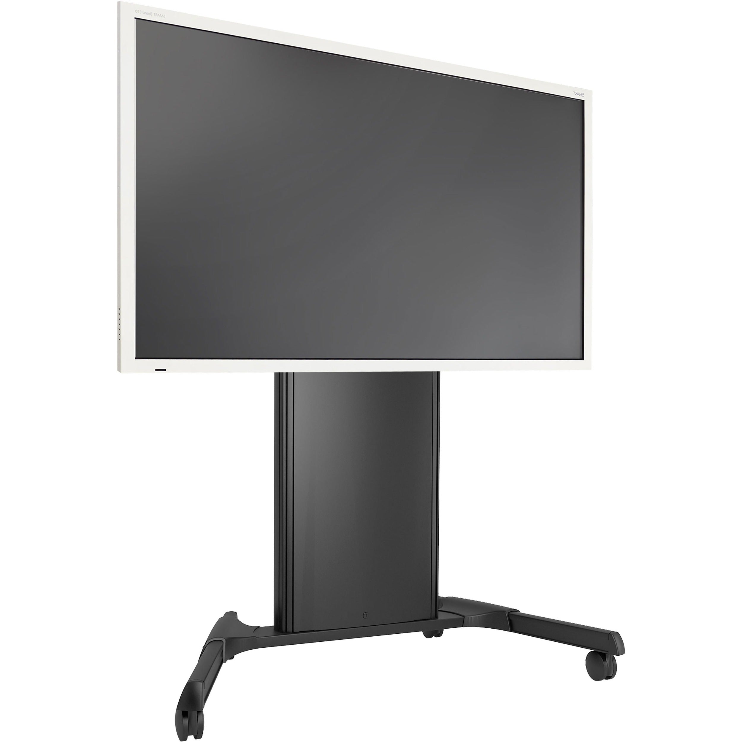 Legrand Chief Fusion Large Dynamic Height Adjustable Mobile Display Cart - Black