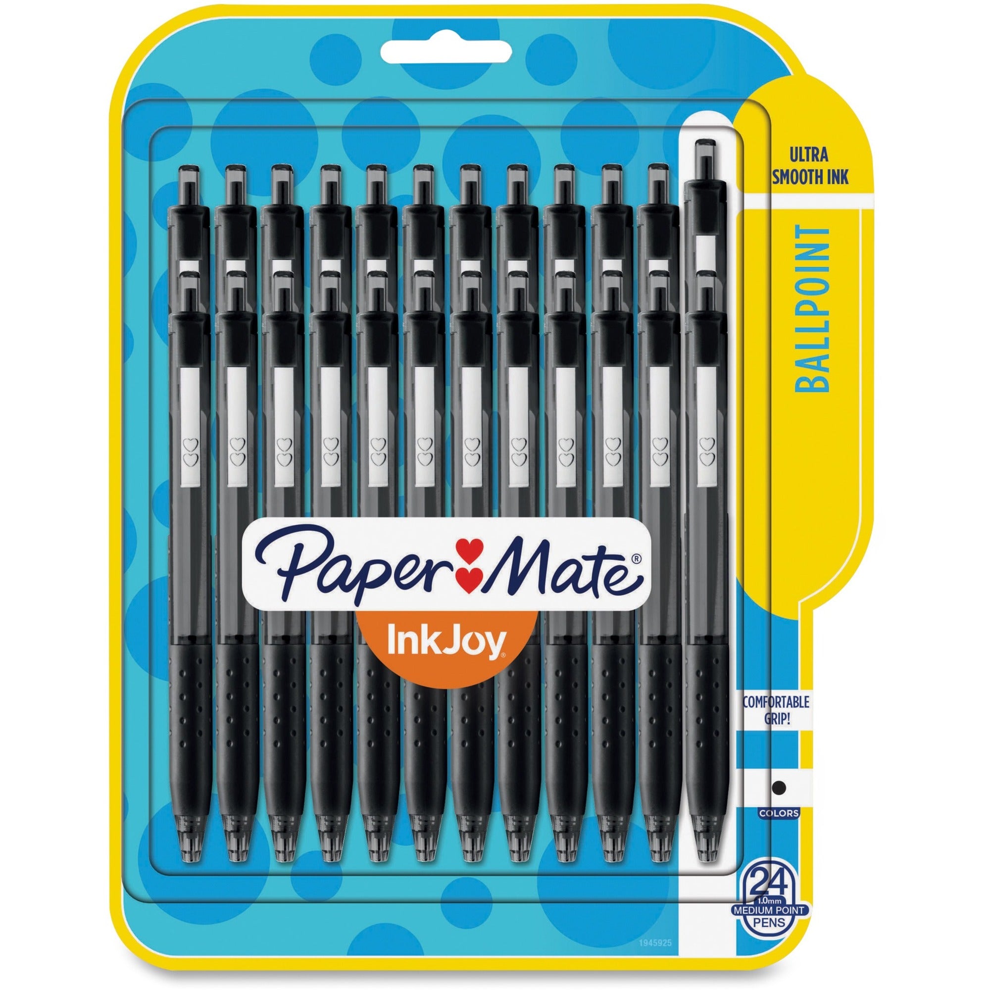 Newell Paper Mate Inkjoy 300 RT Ballpoint Pens, 1 mm, Black