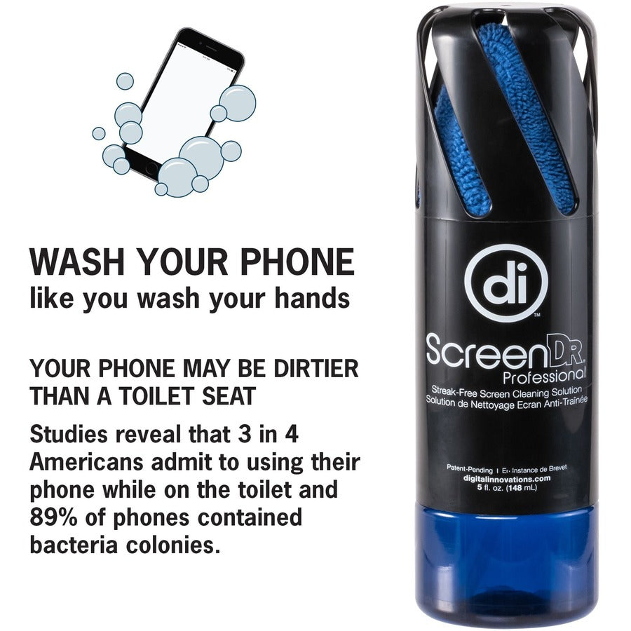 Digital ScreenDr 5oz. Screen Cleaning Kit, 5 oz, Black