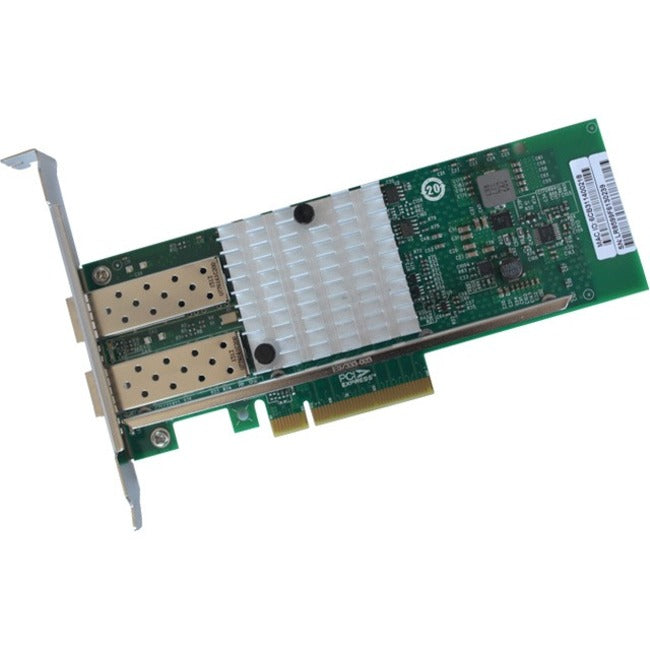ENET Chelsio Compatible T420-CR - PCI Express x8 Network Interface Card (NIC) 2x Open SFP+ Ports Intel 82599 Chipset Based, 10GBase-X, Ethernet