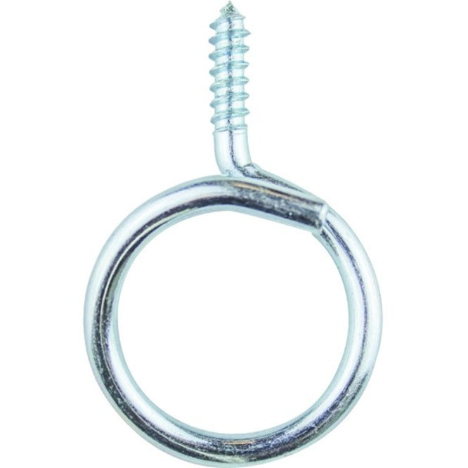 Platinum Tools Box of 100 1/4" Wood Screw - 1 1/4" Bridle Rings