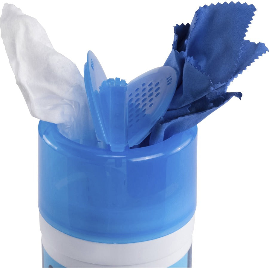 Allsop Digital Innovations ScreenDr Wet/Dry Streak-Free Wipes, 70-pack, 3.3 in, Blue