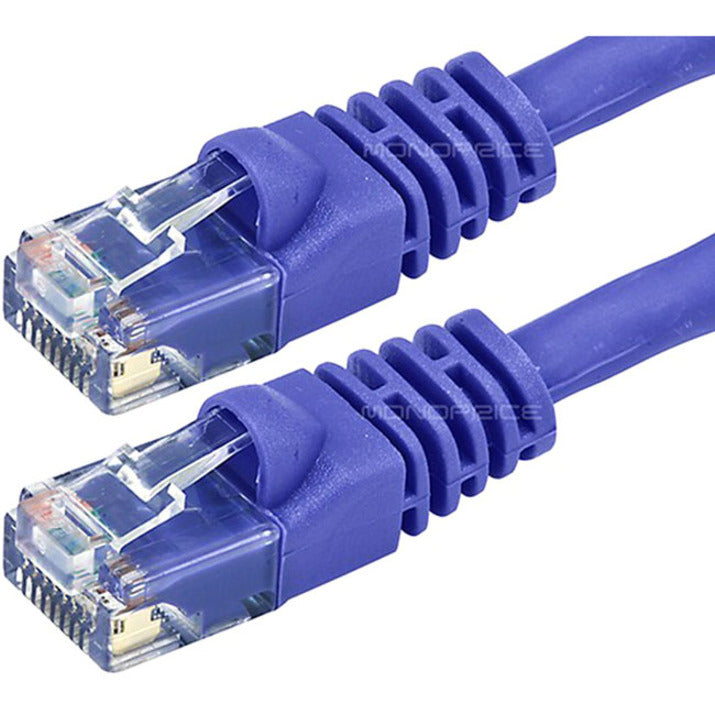 Monoprice Cat6 24AWG UTP Ethernet Network Patch Cable, 20ft Purple