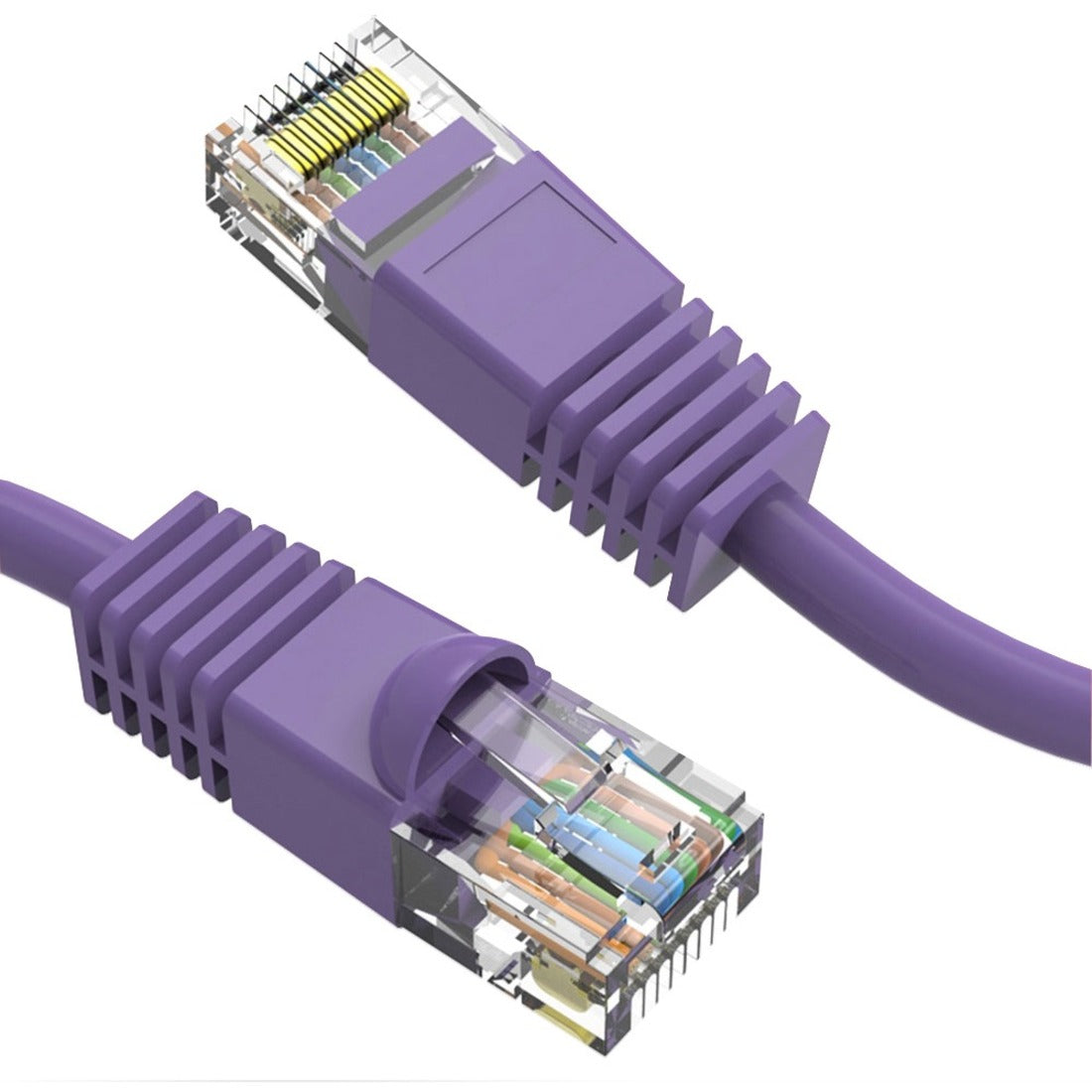 Axiom 6FT CAT6 UTP 550mhz Patch Cable Snagless Molded Boot (Purple)