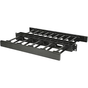 Legrand Ortronics Horizontal Cable Manager - Double Sided - 19 in mounting x 1 rack unit - Black
