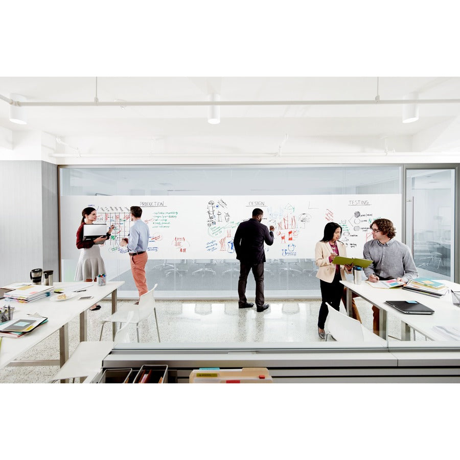 Post-it&reg; Super Sticky Dry-Erase Surface, DEF50X4, White