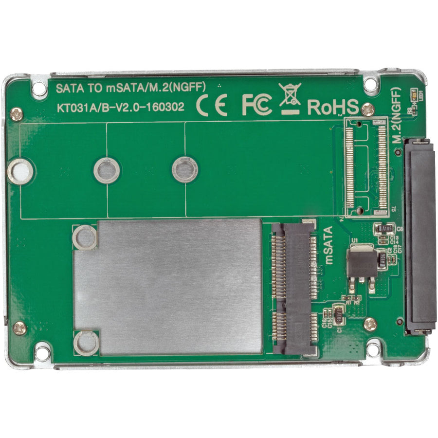 Eaton Tripp Lite Series M.2 NGFF SATA SSD (B-Key) to 2.5 in. SATA Enclosure Adapter