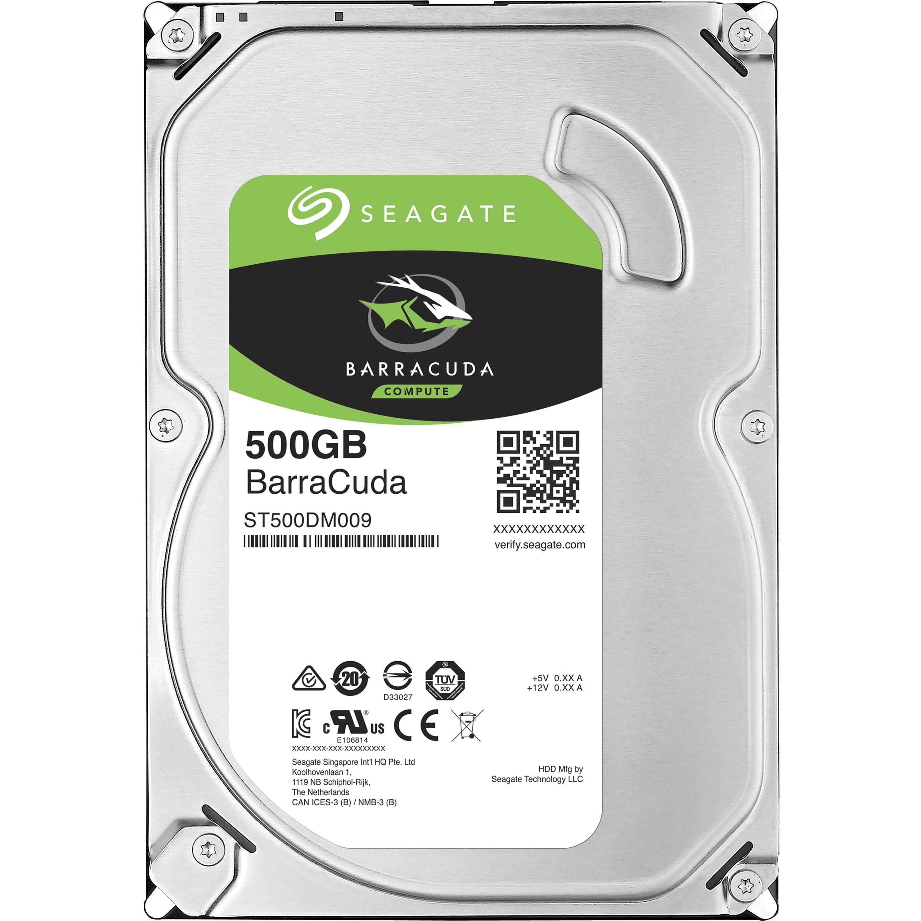 Seagate BarraCuda ST500LM030 500 GB Hard Drive - 2.5" Internal - SATA (SATA/600)