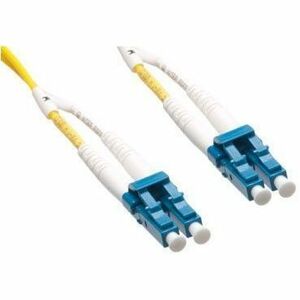Axiom LC/LC 10G Multimode Duplex OM3 50/125 Fiber Optic Cable 1m (Yellow)