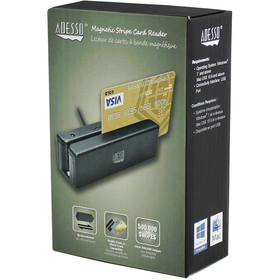 adesso-msr-100-magnetic-stripe-card-reader