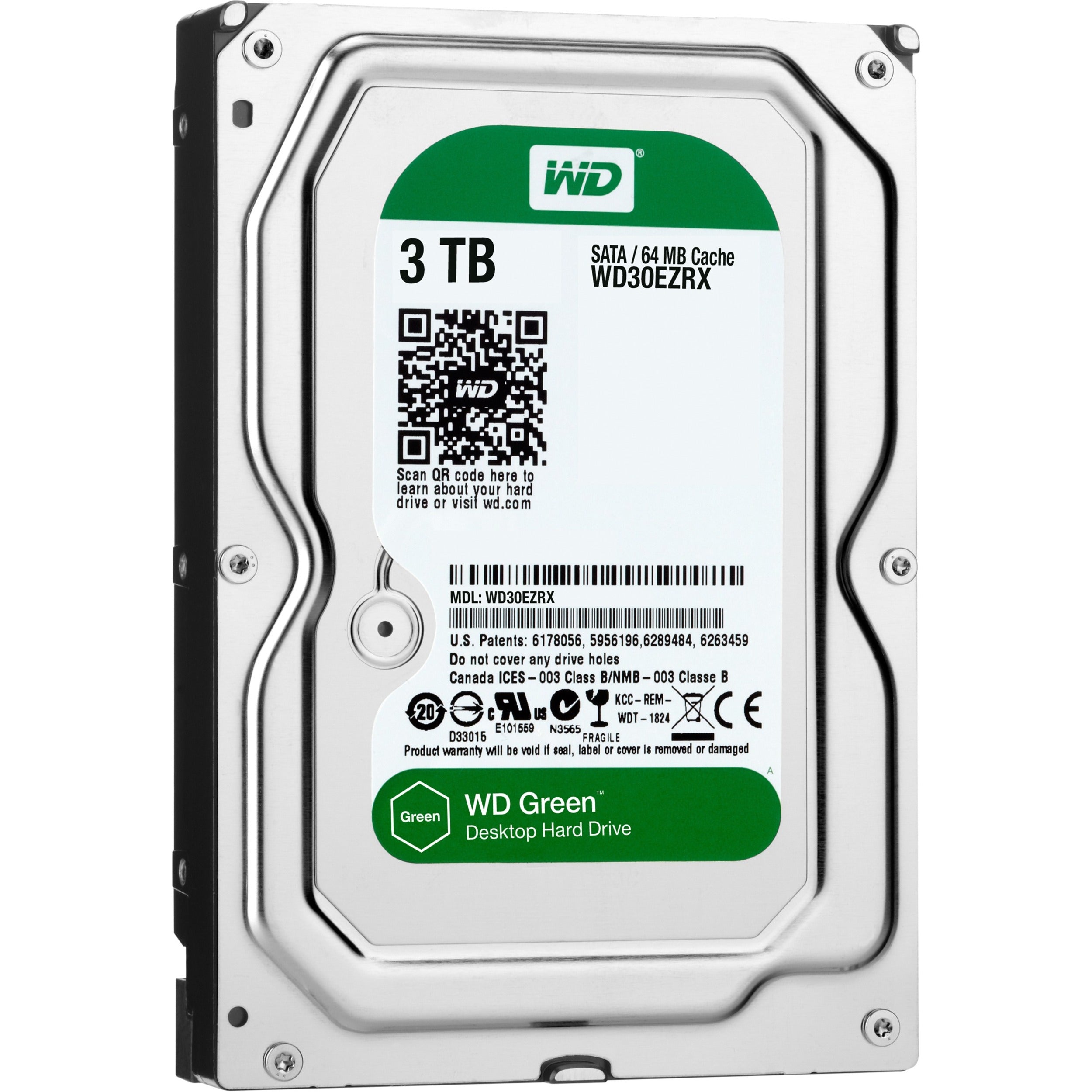 1123 HDD WD30EZRX ３個 Western WD Green Desktop WD30EZRX 3 TB Hard Drive - 3.5
