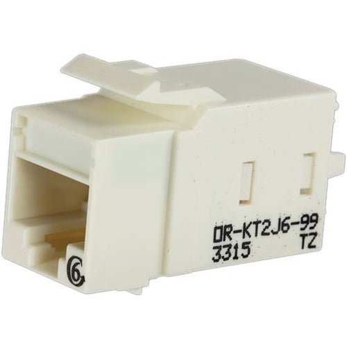 Legrand Ortronics Category 6 Keystone Jack, Lacing Cap Termination, White