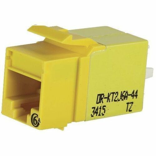 ortronics-category-6a-keystone-jack-lacing-cap-termination-yellow