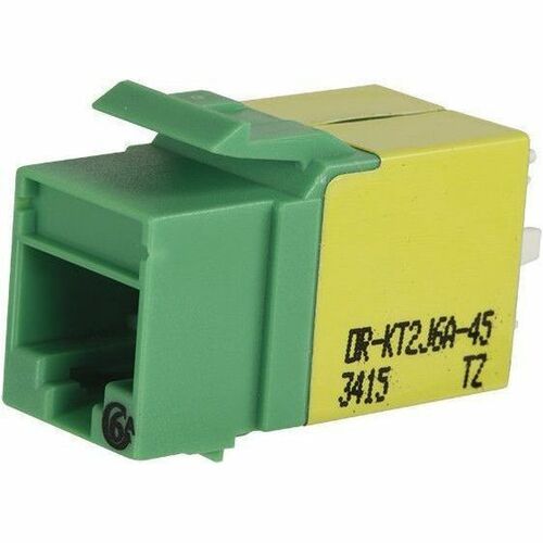 ortronics-category-6a-keystone-jack-lacing-cap-termination-green