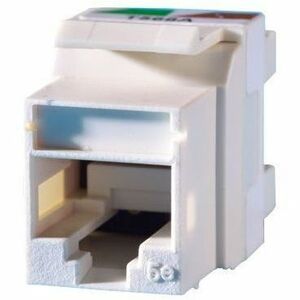 Legrand Ortronics Category 5e Keystone Jack, Black, Female, KS5EA00