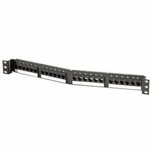 Legrand Ortronics TechChoice Angled Patch Panel Category 5e 24 Port