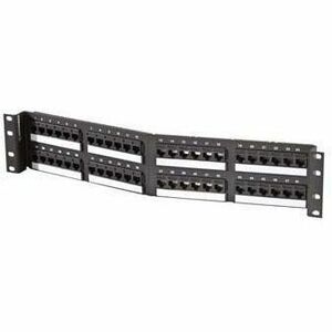 Legrand Ortronics TechChoice Angled Patch Panel Category 5e 48 Port
