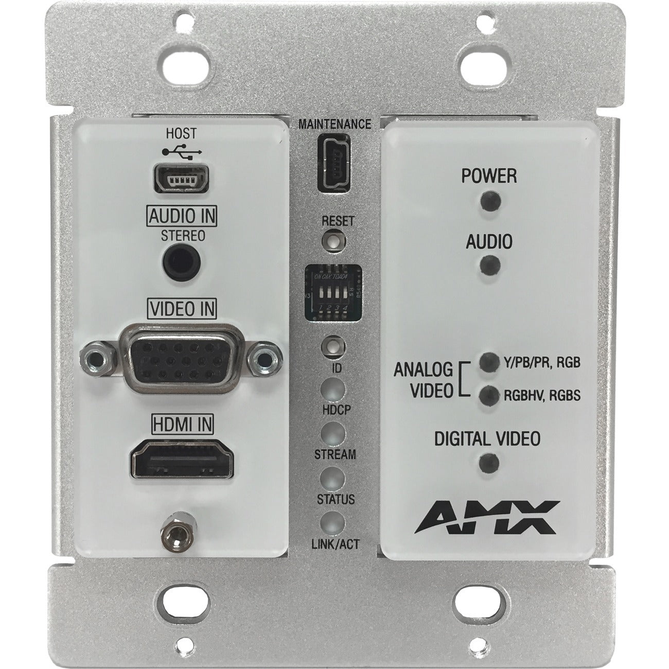 AMX NMX-ENC-N1115-WP-WH SVSI, 12 oz, FGN1115-WP-WH, KVM Extender, White, Wired