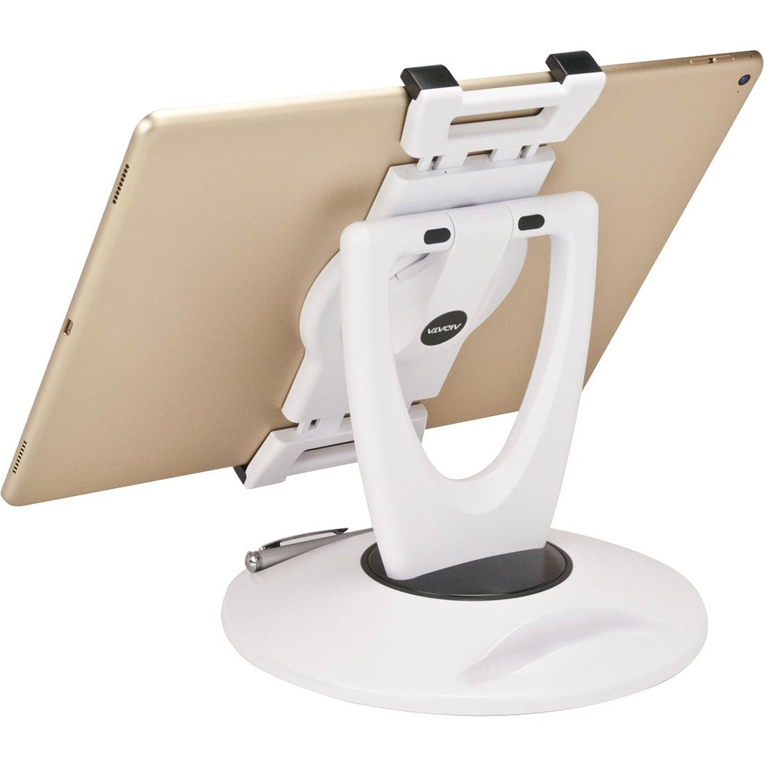 Ergoguys, DELUXE IPAD PRO TABLET STATION WITH SLOT WHITE
