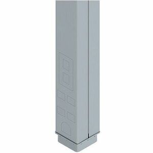 Legrand Wiremold Blank Steel Poles - 10ft Length - Ivory