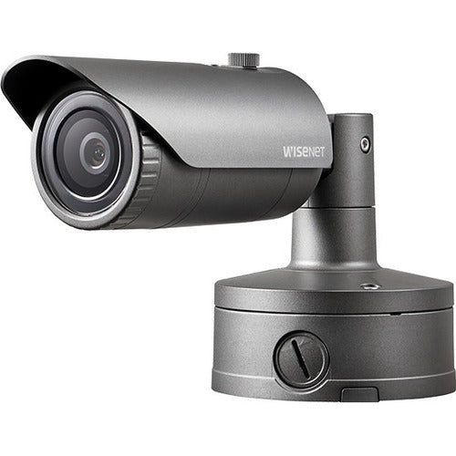 HANWHA Wisenet XNO-8040R 5 Megapixel Outdoor HD Network Camera - Color, Monochrome - Bullet, 11.7 in, Gray, Wired