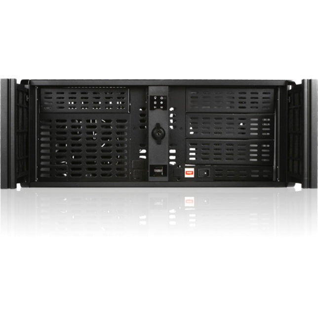 iStarUSA 4U Compact Stylish Rackmount Chassis with 500W Redundant Power Supply