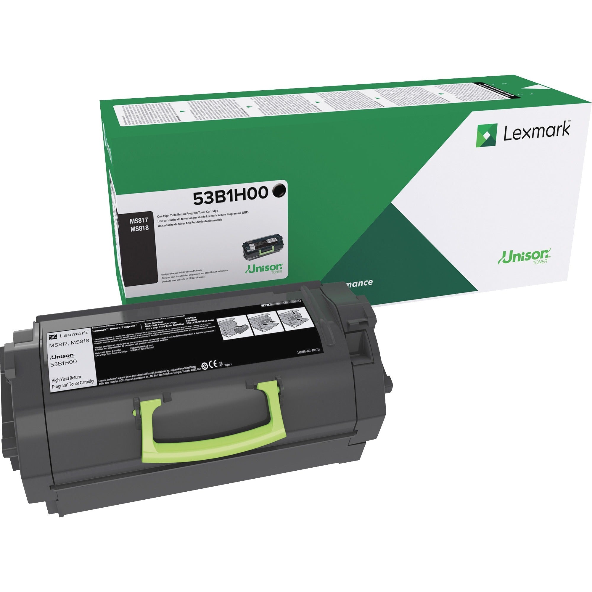Lexmark Unison Original High Yield Laser Toner Cartridge - 1 Each