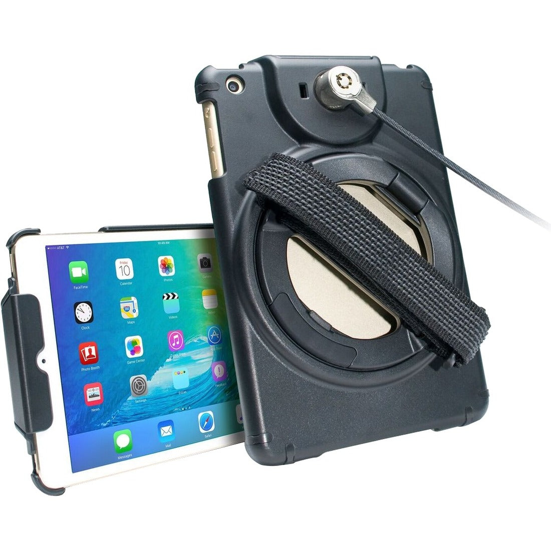 Ergoguys, CTA Digital Anti Theft Case with Built-In Grip Stand for iPad mini