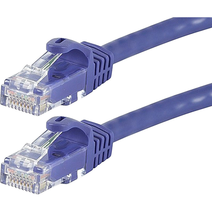 Monoprice FLEXboot Series Cat6 24AWG UTP Ethernet Network Patch Cable, 75ft Purple