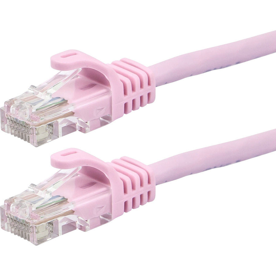 Monoprice FLEXboot Series Cat5e 24AWG UTP Ethernet Network Patch Cable, 75ft Pink