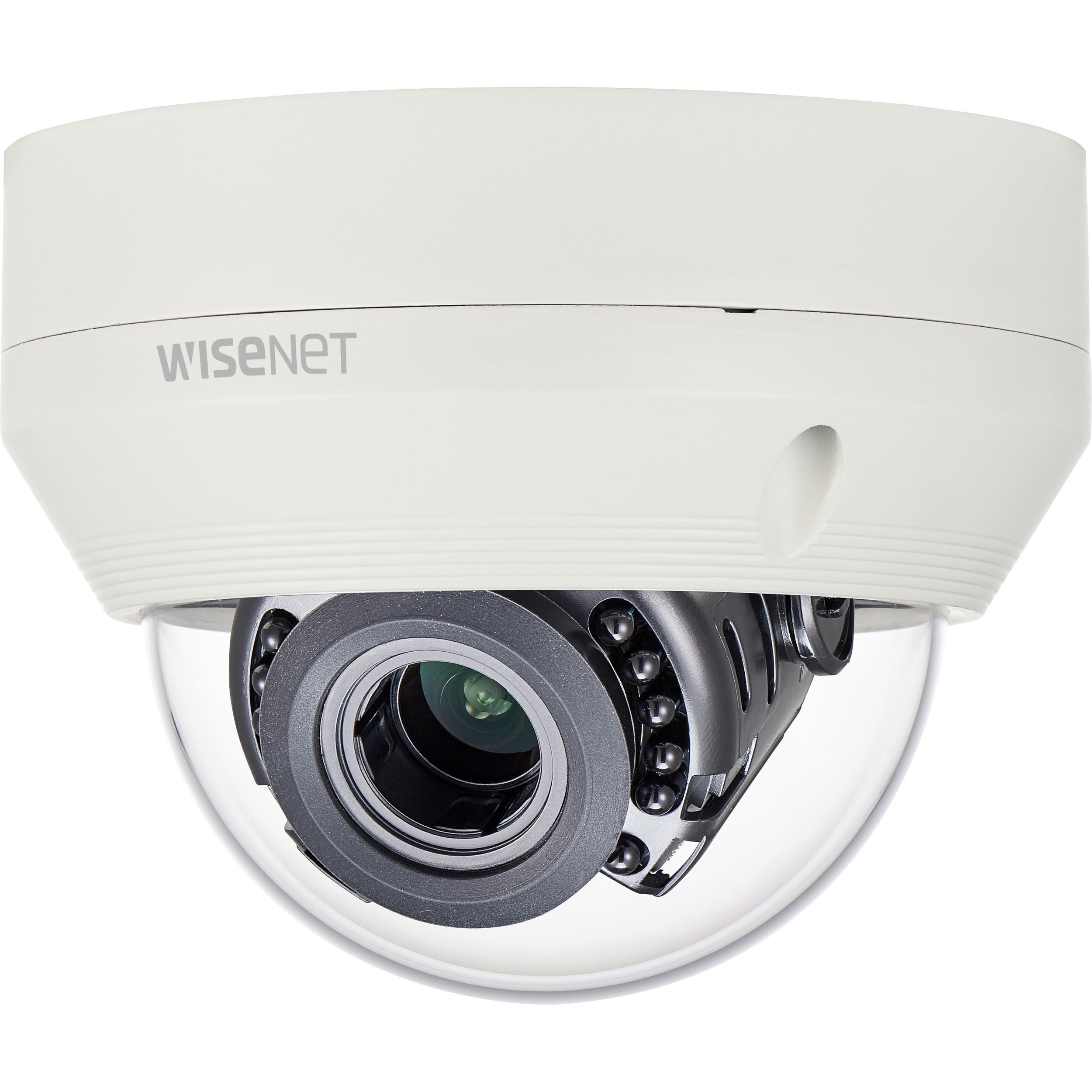 Hanwha Wisenet HCV-6080R 2 Megapixel Indoor/Outdoor Full HD Surveillance Camera - Color - Dome - Ivory