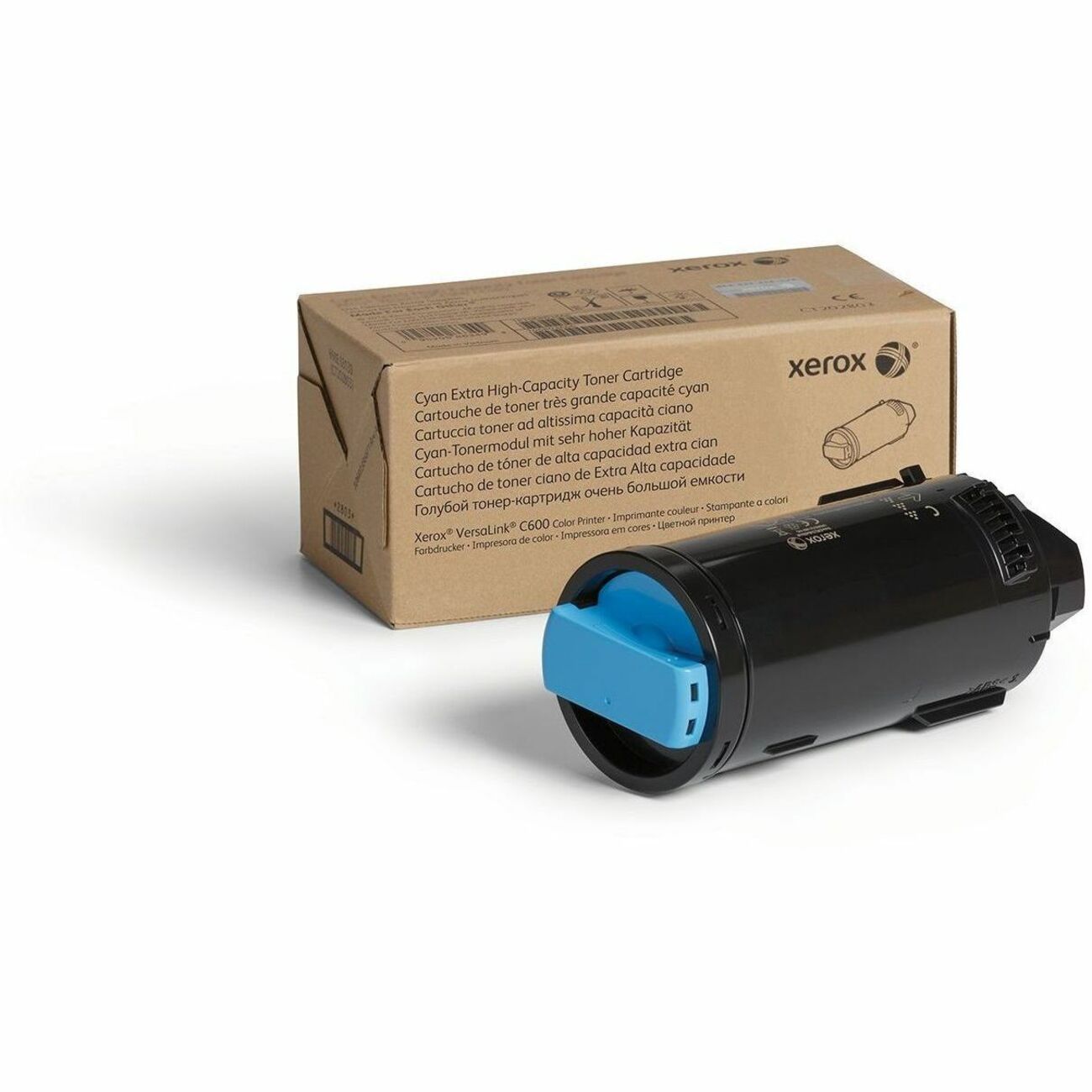 Xerox Genuine Xerox&reg; VersaLink&reg; C600 Color Printer Cyan Extra High capacity Toner Cartridge (16800 Pages) - 106R04006