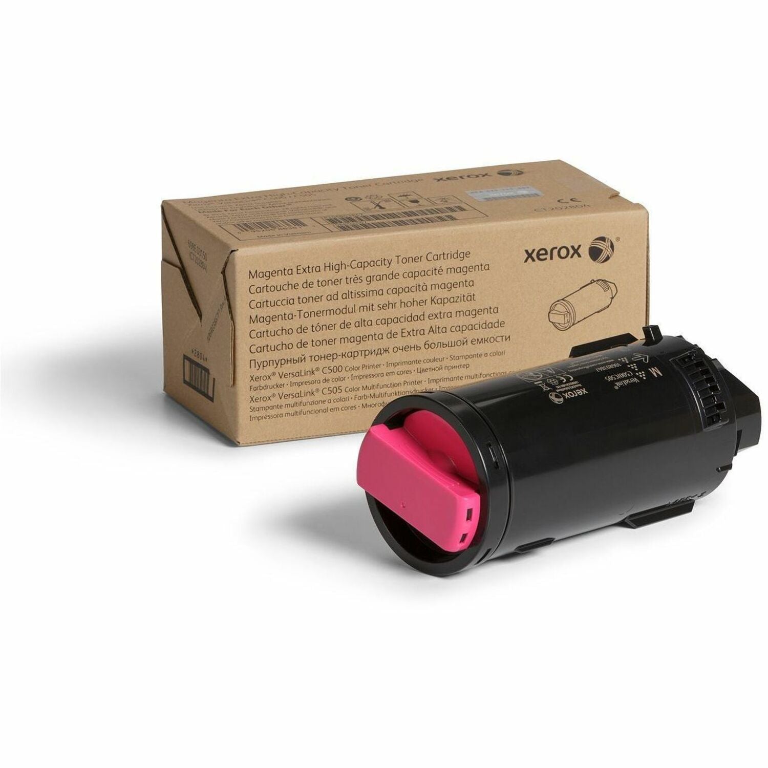 Xerox Genuine Xerox&reg; VersaLink&reg; C505 Color Multifunction Printer Magenta High capacity Toner Cartridge (9000 Pages) - 106R04015