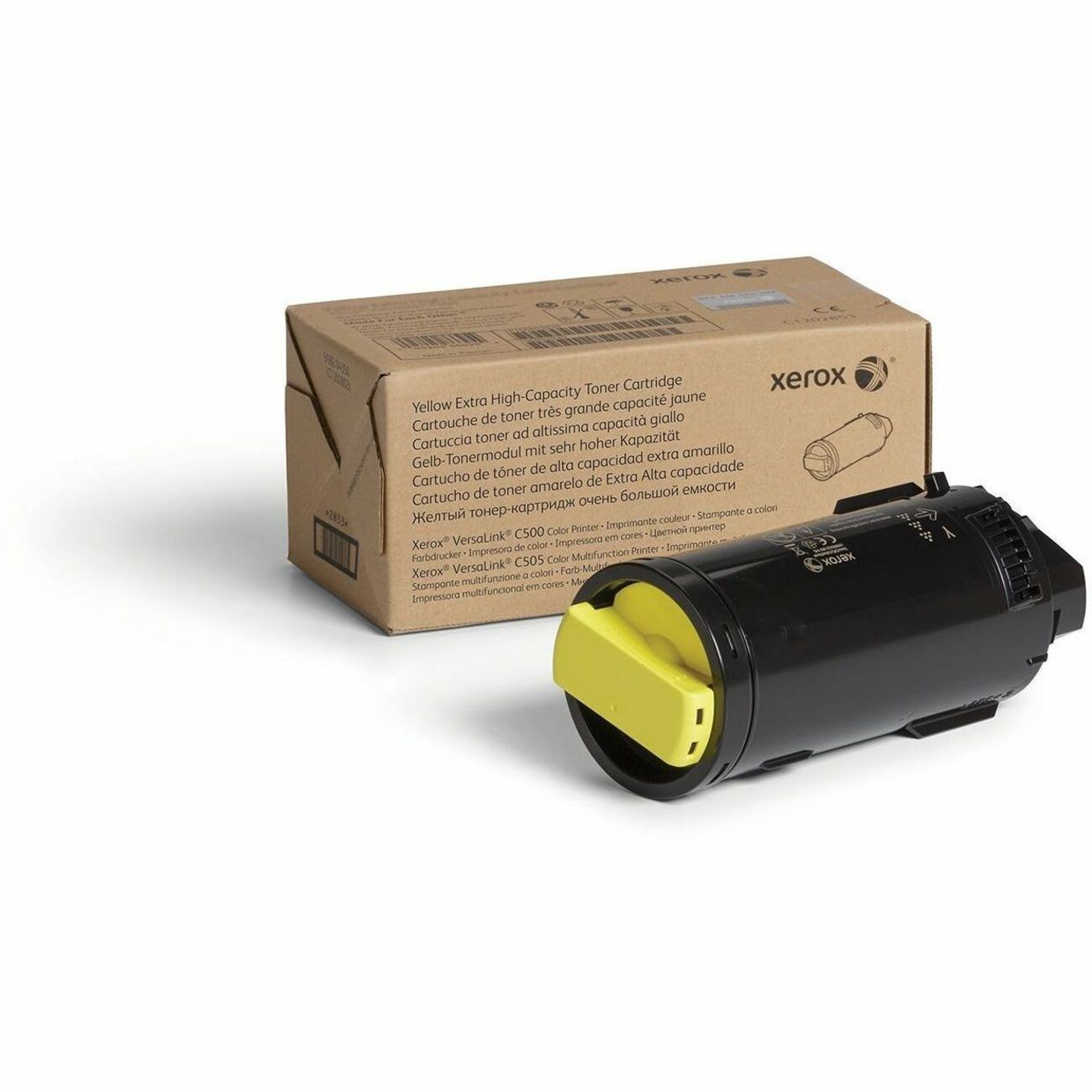 Xerox Genuine Xerox&reg; VersaLink&reg; C505 Color Multifunction Printer Yellow High capacity Toner Cartridge (9000 Pages) - 106R04016