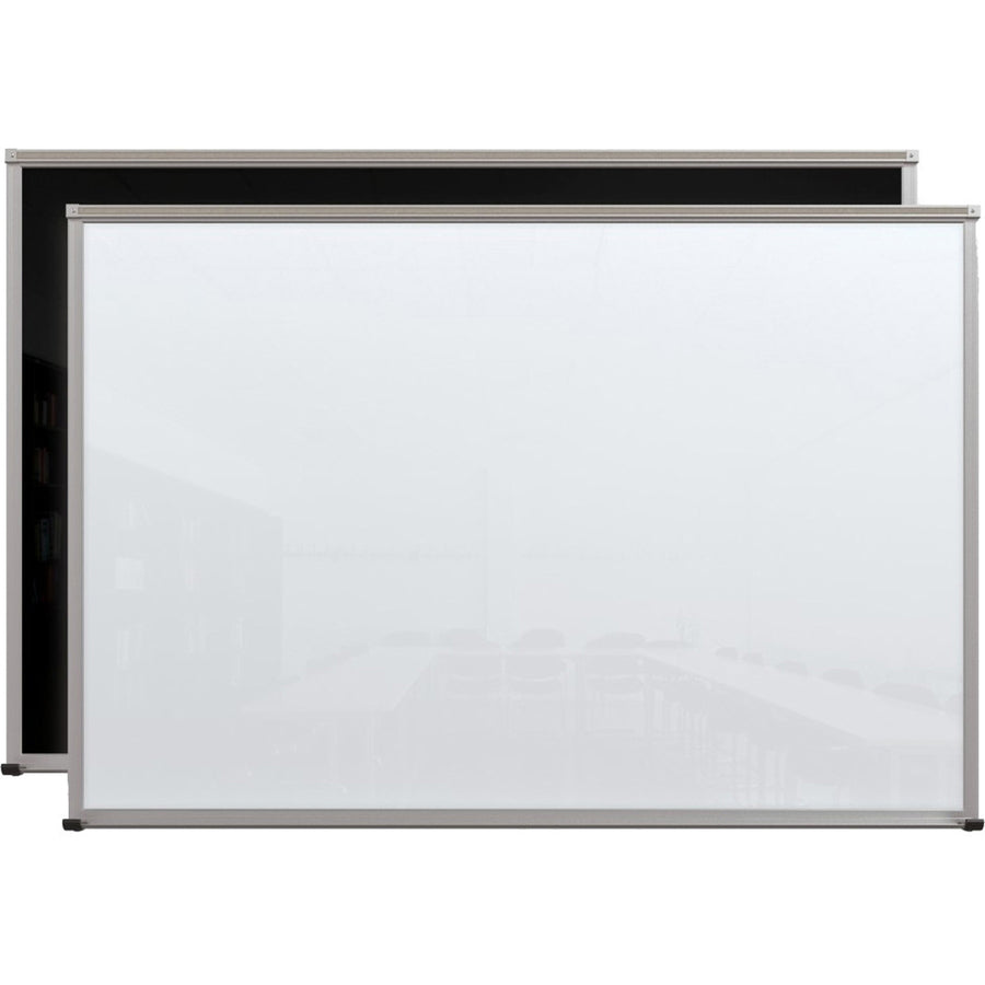 MooreCo, Balt Framed Magnetic Glass Board - Gloss White